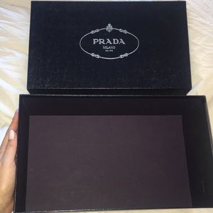 Prada empty shoe box